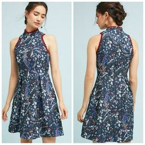 Anthropologie Brooklyn Jacquard Dress Size 10
